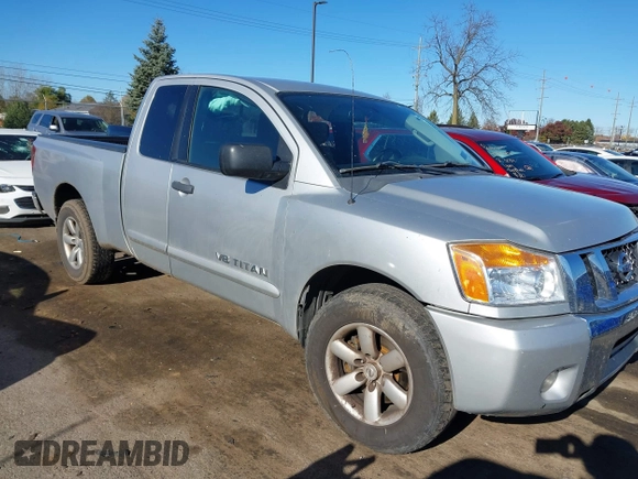 2012 Nissan Titan SE with VIN 1N6AA0CA6CN312785, listed as a IAAI auction lot 40810558 with 122,078 mi miles. Bid and sale history available at carsss.com. Image 1.