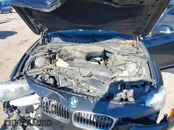 2014 BMW 3 Series 328i with VIN WBA3A5G5XENP31082, listed as a IAAI auction lot 41290680 with Not Provided miles. Bid and sale history available at carsss.com. Image 10.