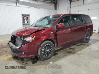 2018 Dodge Grand Caravan SE with VIN 2C4RDGBG4JR215192, listed as a Copart auction lot 45911655 with 75,239 mi miles and Salvage Title. Bid and sale history available at DreamBid. Image 1.