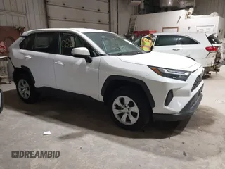 2023 Toyota RAV4 LE with VIN 2T3G1RFV7PC341261, listed as a IAAI auction lot 41950861 with 86,619 mi miles. Bid and sale history available at carsss.com. Image 1.