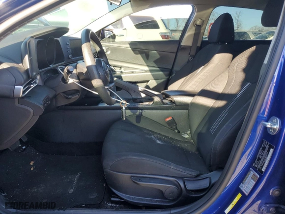 2021 Hyundai Elantra SEL with VIN 5NPLM4AG2MH022515, listed as a Copart auction lot 88600565 with 81,814 mi miles and Salvage Title. Bid and sale history available at carsss.com. Image 7.