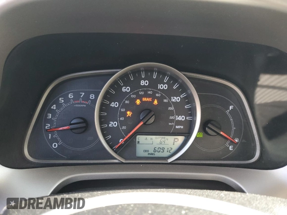 2013 Toyota RAV4 XLE with VIN 2T3RFREV1DW016188, listed as a Copart auction lot 62016945 with 60,912 mi miles and Salvage title. Bid and sale history available at DreamBid. Image 9.