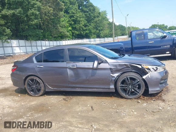 2016 Honda Accord Sport with VIN 1HGCR2F55GA095341, listed as a IAAI auction lot 42475410 with 154,470 mi miles and . Bid and sale history available at DreamBid. Image 13.
