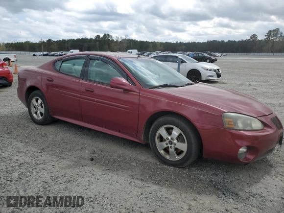 2005 Pontiac Grand Prix z VIN 2G2WP522451225586, wystawiony jako Copart lot #51240485 z przebiegiem Nie podano mil oraz Szkoda całkowita • Salvage title. Historia ofert i sprzedaży dostępna na DreamBid. Obrazek 4.