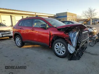 2025 Toyota Corolla Cross LE z VIN 7MUCAAAG1SV126188, wystawiony jako Copart lot #48954865 z przebiegiem 133 mil mil oraz Szkoda całkowita • Salvage title. Historia ofert i sprzedaży dostępna na DreamBid. Obrazek 4.