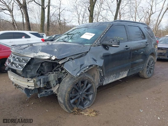 2018 Ford Explorer XLT with VIN 1FM5K8D87JGA91433, listed as a IAAI auction lot 41038180 with 125,351 mi miles. Bid and sale history available at carsss.com. Image 6.