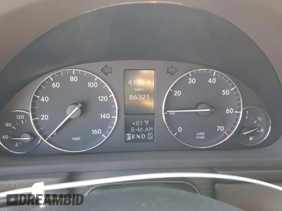 2007 Mercedes-Benz C 280 Luxury with VIN WDBRF54H67A929549, listed as a Copart auction lot 61799105 with 86,321 mi miles and Clean title. Bid and sale history available at DreamBid. Image 9.