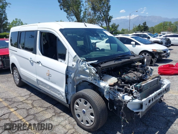 2022 Ford Transit Connect XLT with VIN NM0GS9F28N1514084, listed as a IAAI auction lot 42248331 with 43,395 mi miles and . Bid and sale history available at DreamBid. Image 1.