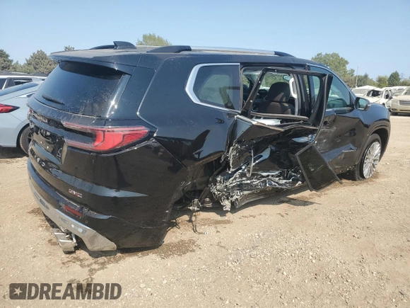 2024 GMC Acadia FWD Denali z VIN 1GKENLKS7RJ166213, wystawiony jako Copart lot #71056014 z przebiegiem 8093 mil mil oraz Szkoda całkowita • Salvage title. Historia ofert i sprzedaży dostępna na DreamBid. Obrazek 3.