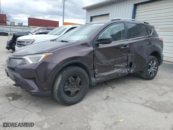 2017 Toyota RAV4 LE with VIN 2T3BFREV0HW622394, listed as a Copart auction lot 52765275 with 67,111 mi miles and Salvage Title. Bid and sale history available at carsss.com. Image 1.
