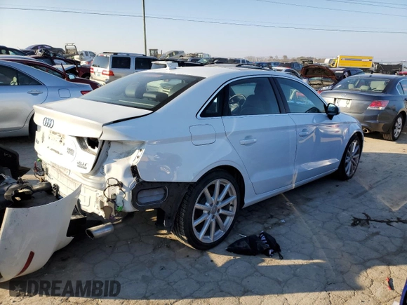 2016 Audi A3 2.0T Premium Plus with VIN WAUE8GFF1G1106834, listed as a Copart auction lot 65890952 with 63,563 mi miles. Bid and sale history available at carsss.com. Image 3.