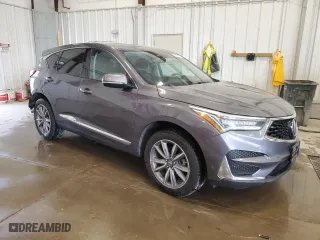 2019 Acura RDX w/Technology Pkg with VIN 5J8TC2H57KL013945, listed as a Copart auction lot 52996775 with 92,136 mi miles and Salvage Title. Bid and sale history available at carsss.com. Image 4.