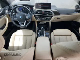 2018 BMW X3 xDrive30i with VIN 5UXTR9C57JLD57904, listed as a Copart auction lot 53699985 with 75,798 mi miles and Salvage Title. Bid and sale history available at DreamBid. Image 8.