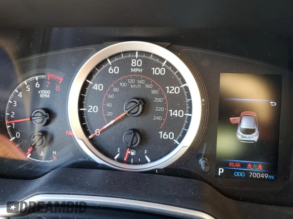 2022 Toyota Corolla Hatchback SE with VIN JTND4MBE5N3190336, listed as a Copart auction lot 59925444 with 70,049 mi miles and Non Repairable. Bid and sale history available at carsss.com. Image 9.