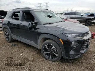 2023 Chevrolet TrailBlazer RS with VIN KL79MUSL3PB183092, listed as a Copart auction lot 61285164 with 27,006 mi miles and Salvage Title. Bid and sale history available at DreamBid. Image 4.