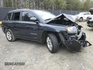 2014 Jeep Compass Latitude with VIN 1C4NJCEB5ED744997, listed as a Copart auction lot 87148424 with 124,408 mi miles and Salvage Title. Bid and sale history available at carsss.com. Image 4.