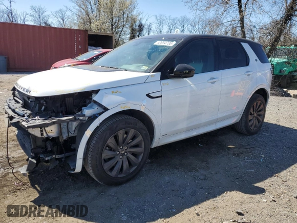 2020 Land Rover Discovery Sport SE R-Dynamic with VIN SALCL2FX3LH841085, listed as a Copart auction lot 50954735 with 46,203 mi miles and Salvage Title. Bid and sale history available at carsss.com. Image 1.
