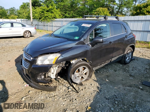 2016 Chevrolet Trax LT z VIN KL7CJLSB0GB712532, wystawiony jako Copart lot #59346095 z przebiegiem 173 172 mil mil oraz Szkoda całkowita • Salvage title. Historia ofert i sprzedaży dostępna na DreamBid. Obrazek 1.