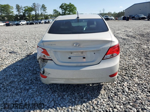 2017 Hyundai Accent SE with VIN KMHCT4AE5HU250839, listed as a Copart auction lot 52070145 with 104,090 mi miles and Salvage Title. Bid and sale history available at carsss.com. Image 6.