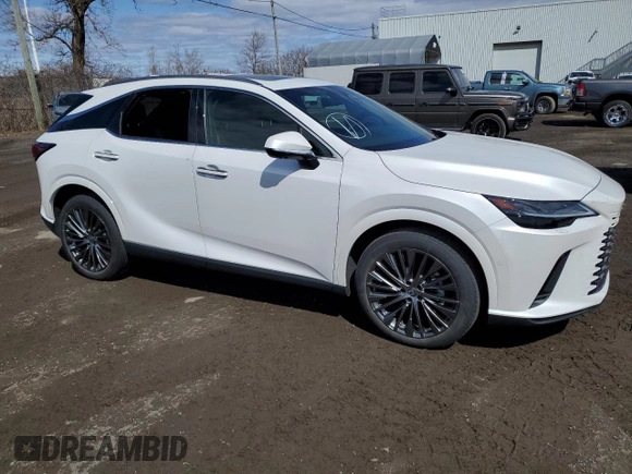2023 Lexus RX 350 with VIN 2T2BAMCA6PC009752, listed as a Copart auction lot 75423764 with 27,726 mi miles and Salvage title. Bid and sale history available at DreamBid. Image 4.