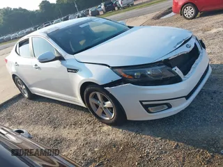 2014 Kia Optima LX with VIN 5XXGM4A75EG265802, listed as a IAAI auction lot 42689495 with 135,796 mi miles and . Bid and sale history available at DreamBid. Image 1.