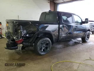 2025 Ram 1500 Big Horn with VIN 1C6SRFFPXSN511220, listed as a Copart auction lot 44011285 with 20,861 mi miles and Salvage Title. Bid and sale history available at carsss.com. Image 3.