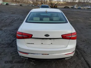 2016 Kia Cadenza Premium with VIN KNALN4D7XG5215263, listed as a Copart auction lot 44003445 with 82,744 mi miles and Salvage Title. Bid and sale history available at carsss.com. Image 6.