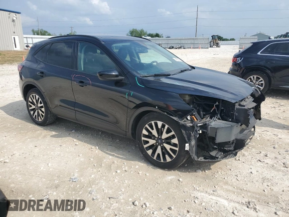 2020 Ford Escape SE Sport Hybrid with VIN 1FMCU0BZ5LUB81201, listed as a Copart auction lot 54556585 with 62,284 mi miles and Salvage title. Bid and sale history available at DreamBid. Image 4.