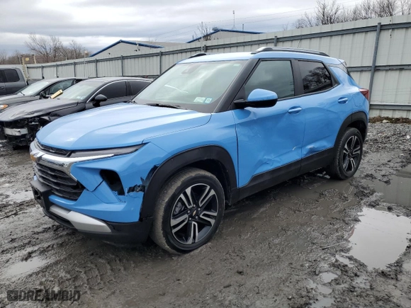 2024 Chevrolet TrailBlazer LT with VIN KL79MRSL5RB049944, listed as a Copart auction lot 46613095 with 11,674 mi miles and Salvage Title. Bid and sale history available at carsss.com. Image 1.