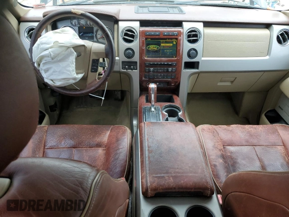 2010 Ford F-150 XL with VIN 1FTFW1EV7AKA98081, listed as a Copart auction lot 58248075 with 262,250 mi miles and Salvage title. Bid and sale history available at DreamBid. Image 8.