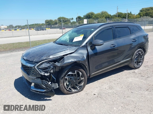 2024 Kia Sportage SX-Prestige with VIN 5XYK5CDF5RG189875, listed as a IAAI auction lot 41822538 with 12,113 mi miles and . Bid and sale history available at carsss.com. Image 17.
