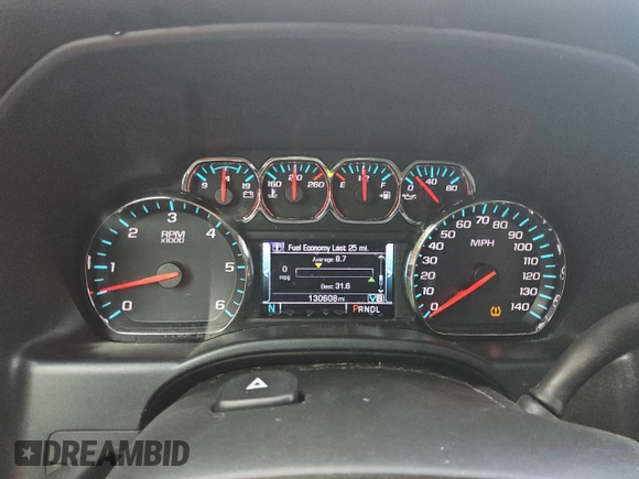 2018 Chevrolet Silverado 1500 LT with VIN 3GCPCREC3JG620531, listed as a Copart auction lot 54795545 with 130,608 mi miles and Clean Title. Bid and sale history available at DreamBid. Image 9.