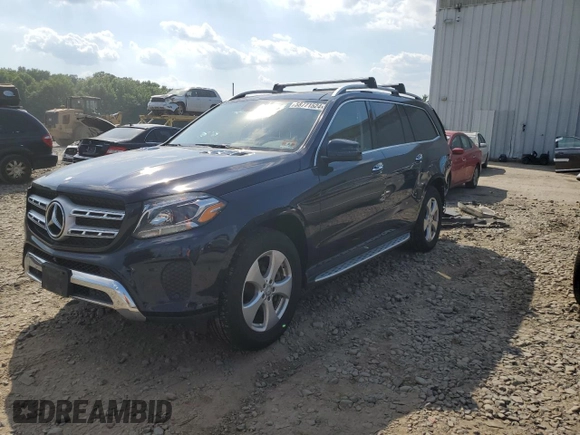 2017 Mercedes-Benz GLS 450 with VIN 4JGDF6EE3HA830769, listed as a Copart auction lot 58771524 with 60,109 mi miles and Salvage Title. Bid and sale history available at DreamBid. Image 1.