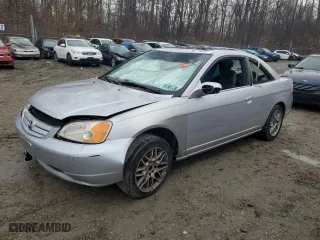 2001 Honda Civic EX with VIN 1HGEM21971L107972, listed as a Copart auction lot 46279685 with 0 mi miles and Salvage Title. Bid and sale history available at carsss.com. Image 1.