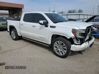 2020 GMC Sierra 1500 Denali with VIN 1GTU9FELXLZ269071, listed as a Copart auction lot 50322795 with 101,455 mi miles and Salvage Title. Bid and sale history available at DreamBid. Image 4.