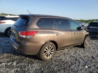 2015 Nissan Pathfinder Platinum with VIN 5N1AR2MN4FC643451, listed as a Copart auction lot 52177755 with 151,173 mi miles and Salvage Title. Bid and sale history available at DreamBid. Image 3.