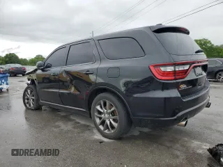 2015 Dodge Durango R/T with VIN 1C4SDHCT8FC755888, listed as a Copart auction lot 55659455 with 125,336 mi miles and Salvage title. Bid and sale history available at DreamBid. Image 2.