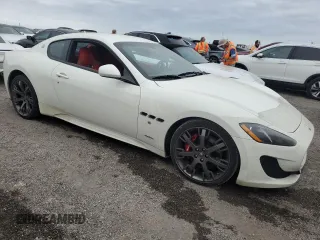 2013 Maserati GranTurismo Sport with VIN ZAM45VLA2D0072081, listed as a Copart auction lot 76554224 with Not provided miles and Non repairable. Bid and sale history available at DreamBid. Image 4.