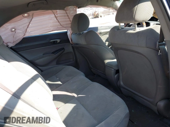 2011 Honda Civic LX with VIN 19XFA1F54BE011660, listed as a IAAI auction lot 41785657 with 282,663 mi miles and . Bid and sale history available at DreamBid. Image 8.