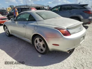 2002 Lexus SC 430 with VIN JTHFN48Y020032865, listed as a Copart auction lot 75424934 with Not Provided miles and Non Repairable. Bid and sale history available at DreamBid. Image 2.