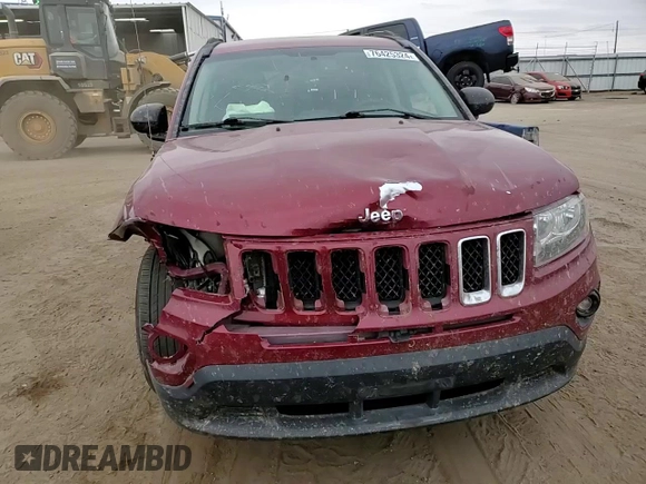 2016 Jeep Compass Sport with VIN 1C4NJCBB5GD548761, listed as a Copart auction lot 76425324 with 101,313 mi miles and Salvage title. Bid and sale history available at DreamBid. Image 12.