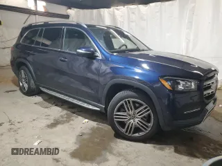 2021 Mercedes-Benz GLS 450 with VIN 4JGFF5KE0MA497741, listed as a Copart auction lot 69575484 with 36,648 mi miles and Salvage title. Bid and sale history available at DreamBid. Image 4.