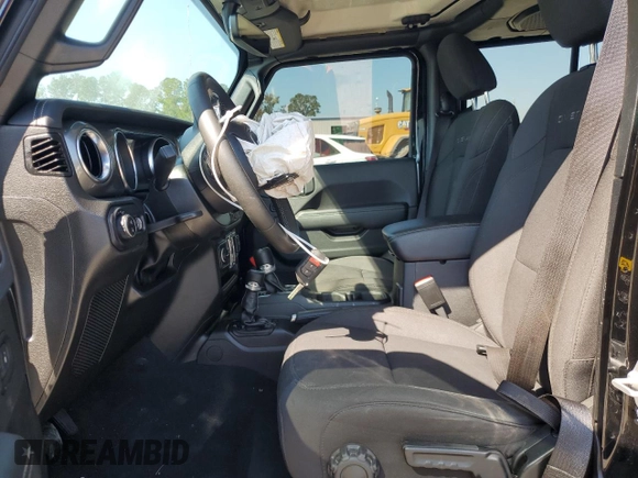 2023 Jeep Gladiator High Altitude with VIN 1C6HJTFG6PL523237, listed as a Copart auction lot 75999734 with 53,363 mi miles and Salvage title. Bid and sale history available at DreamBid. Image 7.