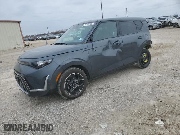 2024 Kia Soul EX with VIN KNDJ33AU5R7921312, listed as a Copart auction lot 46364945 with 7,408 mi miles and Salvage Title. Bid and sale history available at carsss.com. Image 1.