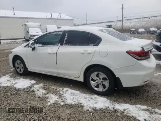 2015 Honda Civic Sedan LX with VIN 19XFB2F56FE263340, listed as a Copart auction lot 50523355 with 134,973 mi miles and Salvage Title. Bid and sale history available at carsss.com. Image 2.