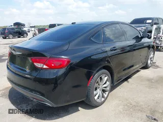 2015 Chrysler 200 S with VIN 1C3CCCBB8FN681822, listed as a IAAI auction lot 41885183 with 123,640 mi miles and . Bid and sale history available at DreamBid. Image 4.