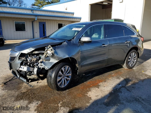 2016 Acura MDX w/Tech with VIN 5FRYD3H43GB017918, listed as a Copart auction lot 41677855 with 72,543 mi miles and Salvage Title. Bid and sale history available at carsss.com. Image 1.