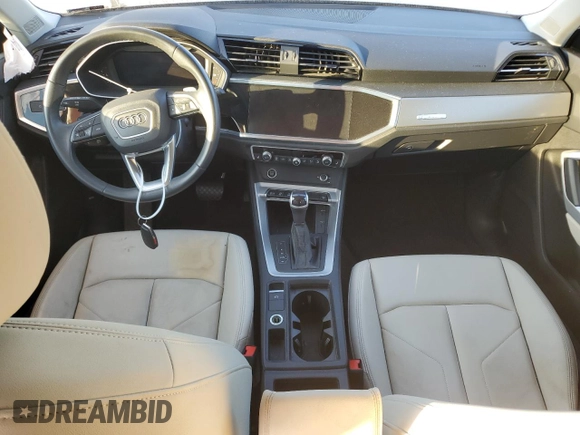 2023 Audi Q3 S line Premium with VIN WA1DECF34P1119979, listed as a Copart auction lot 88564615 with 13,812 mi miles and Non repairable. Bid and sale history available at DreamBid. Image 8.