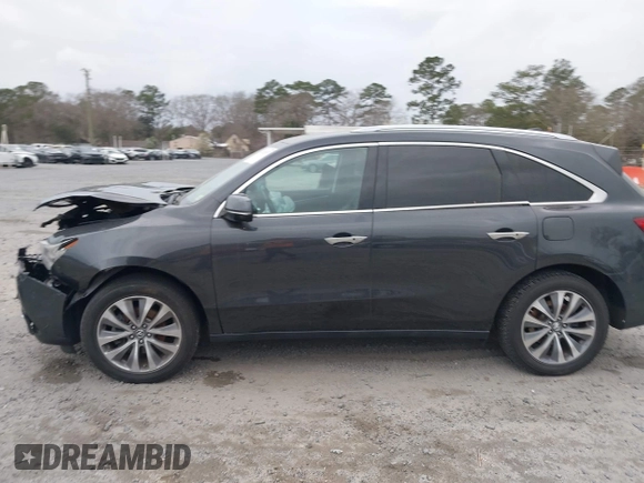 2016 Acura MDX w/Tech with VIN 5FRYD3H48GB005540, listed as a IAAI auction lot 41722697 with 74,793 mi miles. Bid and sale history available at carsss.com. Image 14.