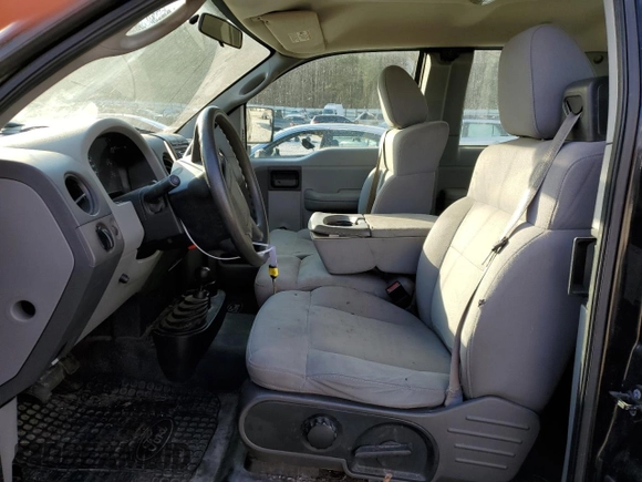2005 Ford F-150 STX with VIN 1FTRX14WX5NA53841, listed as a Copart auction lot 89289015 with 243,460 mi miles and Salvage Title. Bid and sale history available at carsss.com. Image 7.